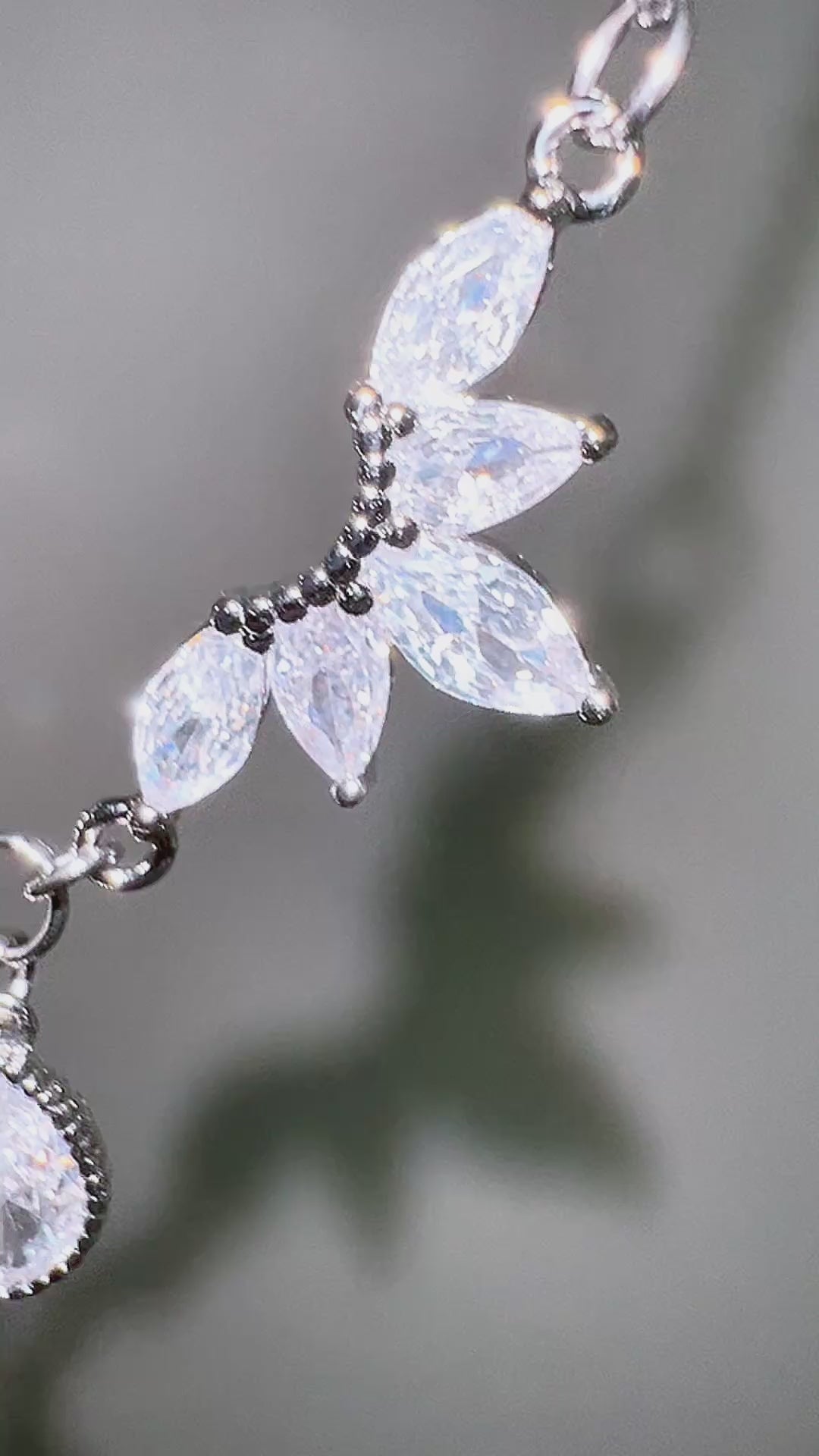 Angel Wing Crystal Necklace