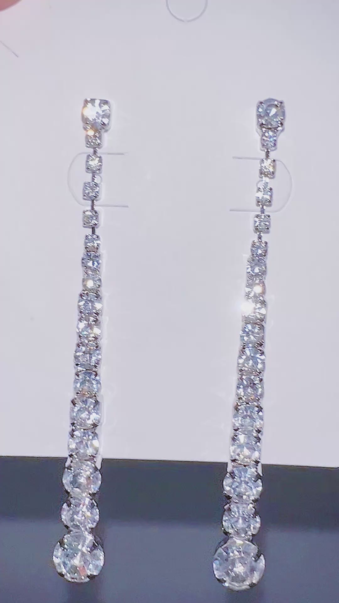 Runway Ice Fall Drop Earrings