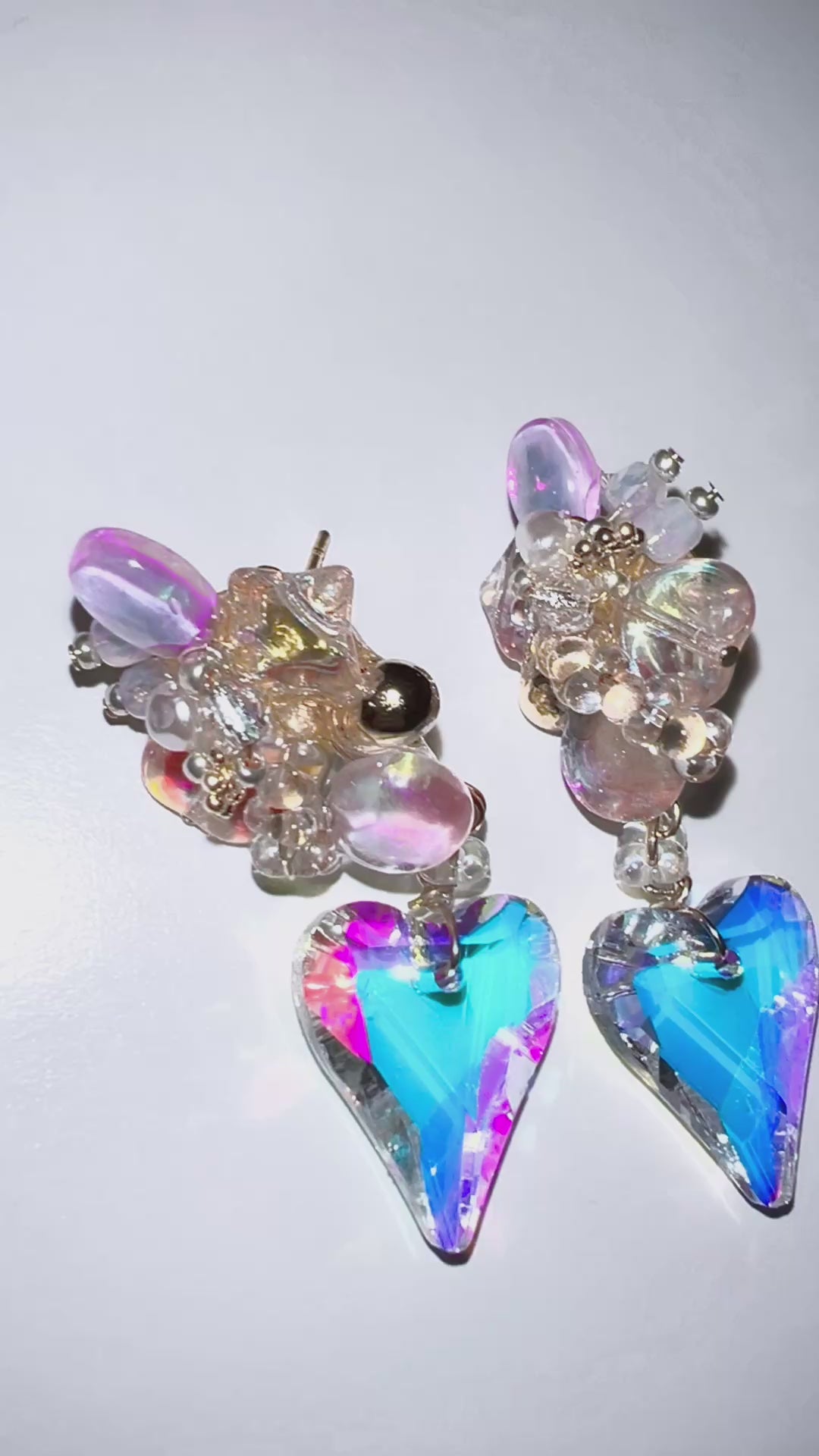Swarovski Aurora Heart Drop